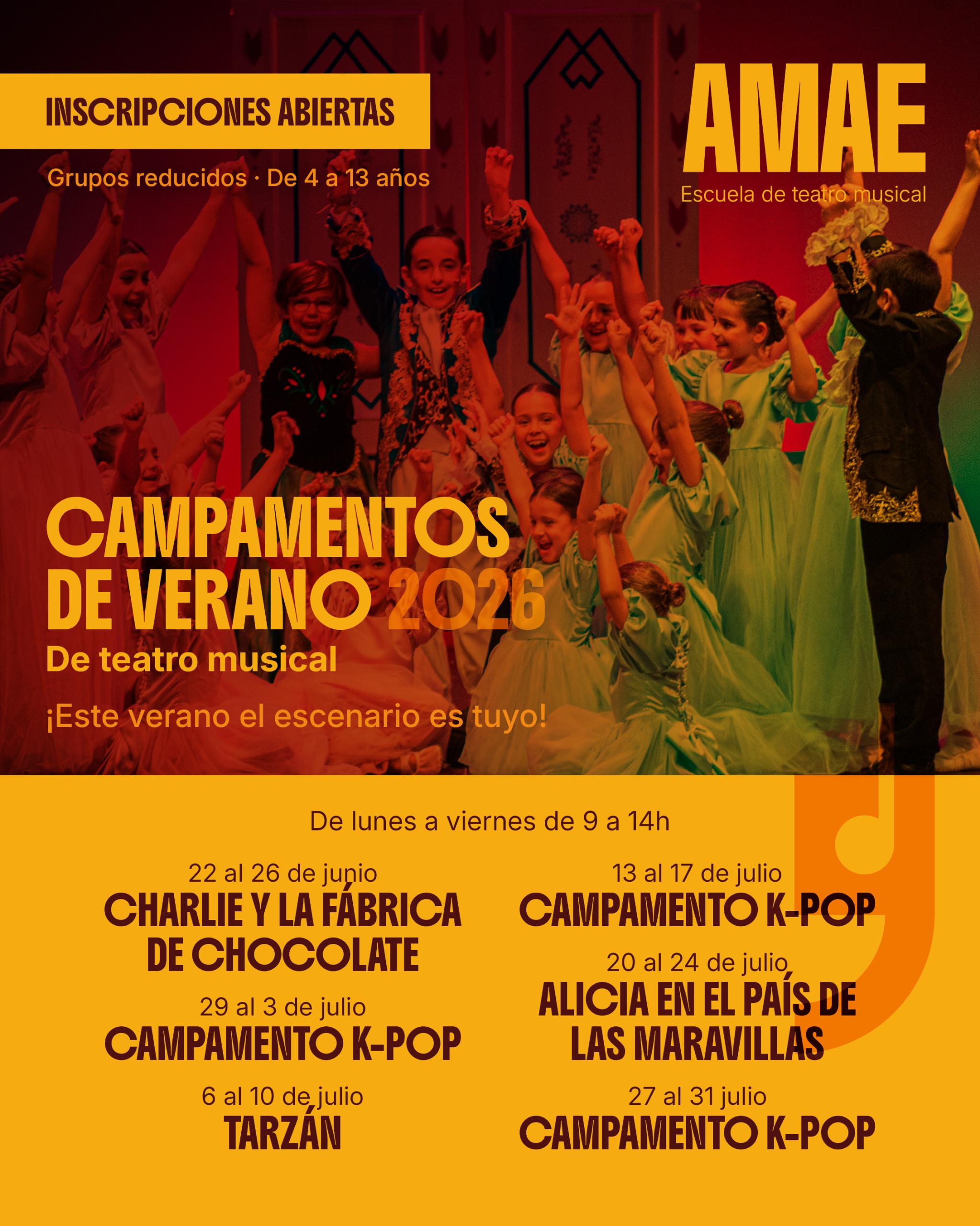 Cartel 1 · Campamentos de Verano 2026
