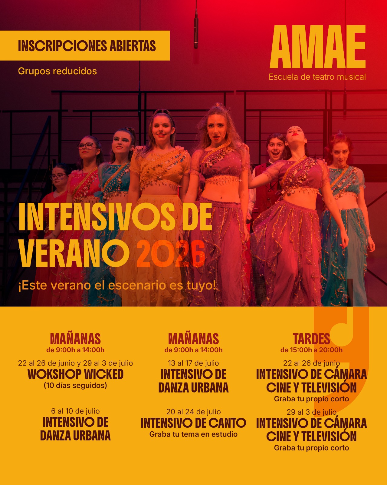 Cartel 2 · Intensivos de Verano 2026